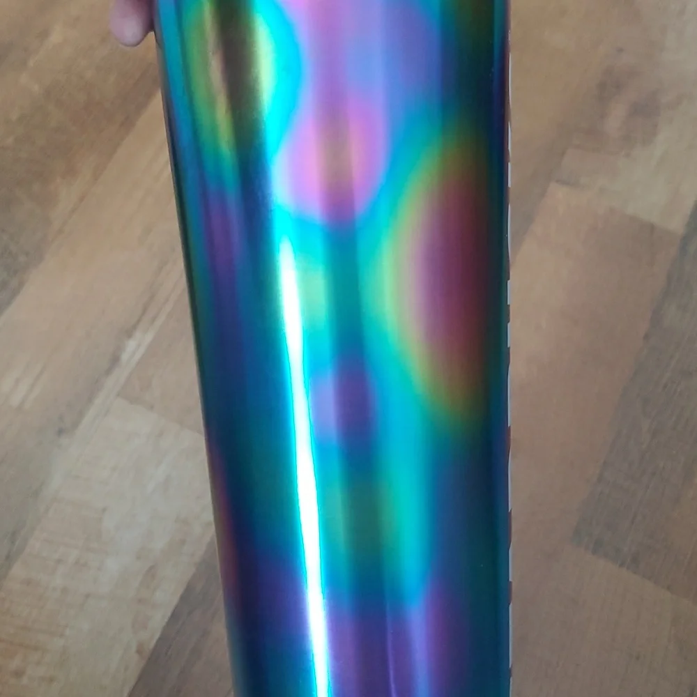 Starbucks Oil Slick Multicolor‎ Metallic Tumbler 24oz